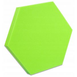 Akustický panel Hexagon zelený 50x50x3 cm samozhášivá nehořlavá pěna