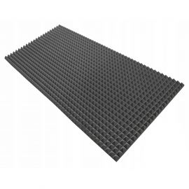 Akustická zvukotěsná pěna PYRAMIDA 50mm 200x100cm bez lepidla nehořlavá