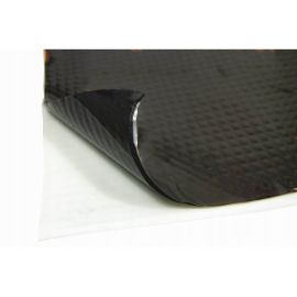 Černá hliníková butylová podložka pro odhlučnění 4mm 75x50cm