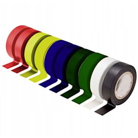 Izolační páska 10m 10ks vodotěsná PVC barevná