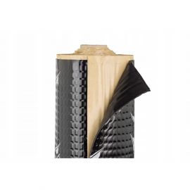 Samolepící černá hliníková butylová rohož 2,5 mm 25x25 cm AB-25