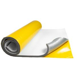 Samolepící tlumící pěna 20mm 100x100cm bílá odhlučnění samozhášivý materiál